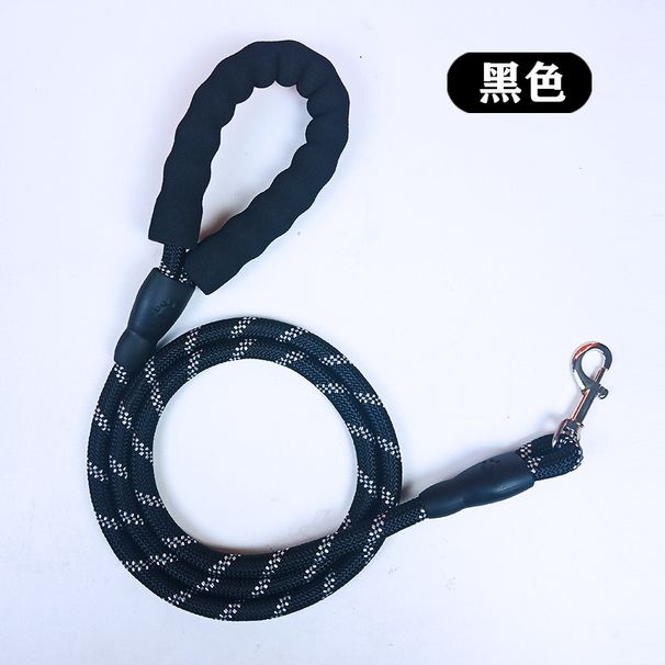 EVA Handle Nylon Reflective Walking Rope Large Medium Small Dog Leash Pet Supplies_voghion.com