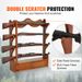Rack 132 Gun Mount Rack Wall Rack Wood 4 Rifle Gun Shotguns Lb Gun Display Wall W Duty Rifles Display Holds Heavy Storage Rack_voghion.com