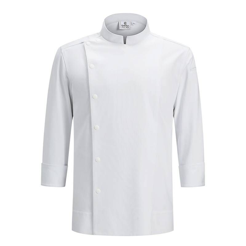 Ropa para hombre Hotel Estrella Club de alta gama Chef Uniforme de chef Chef ejecutivo Uniforme de chef maestro de cocina Hombres_voghion.com