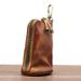 New Style Top Grain Leather Vegetable Tanned Leather Vintage Distressed Key Bag Men's Large Capacity Waist Hanging Distressed Leather Key Bag_voghion.com