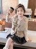 Girls’ Faux Fur Vest With Bow – Stylish Winter Layering Piece For 3-8 Years (100-140cm)_voghion.com