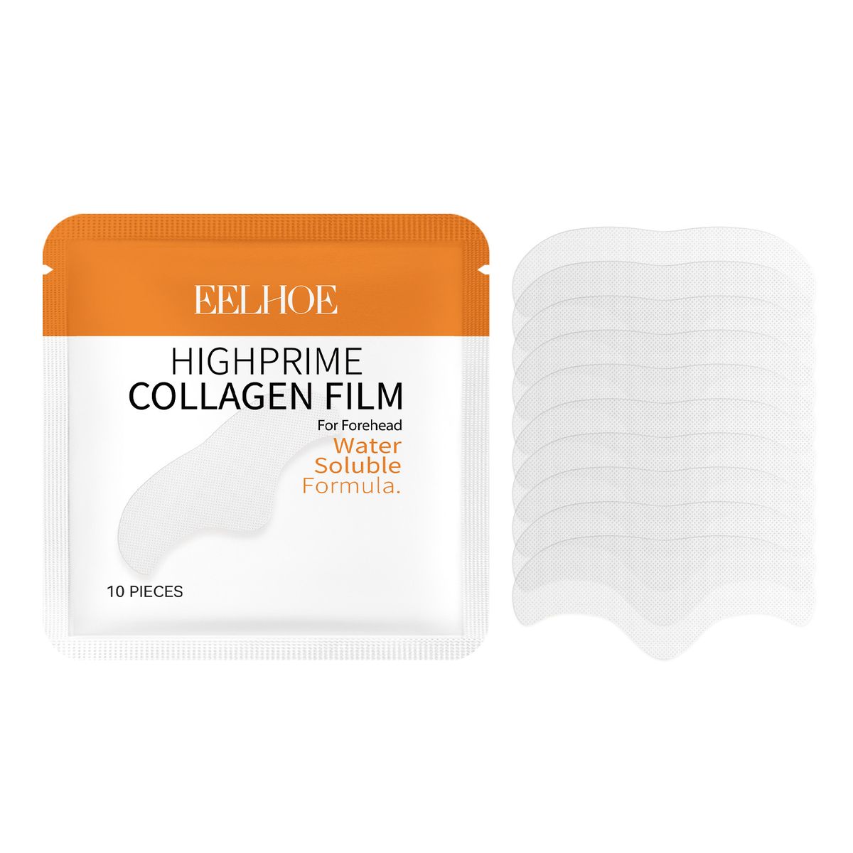 EELHOE Collagen wasserlösliches Pflaster reduziert Gesichtsfalten, beugt Falten vor, spendet Feuchtigkeit und strafft die Haut_voghion.com