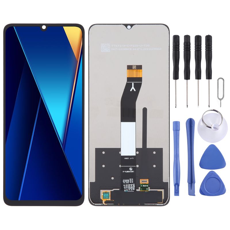 Xiaomi Poco M6 Pro 5G eredeti IPS anyagú LCD képernyő digitalizálóval, teljes összeszereléssel_voghion.com
