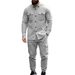 Men's Heavyweight Fleece Workwear Set – Outdoor Hunting Jacket With Relaxed Fit & Warm Two-Piece Suit_voghion.com