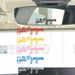 car stickers Hello Gorgeous car stickers car fun waterproof sunscreen stickers_voghion.com