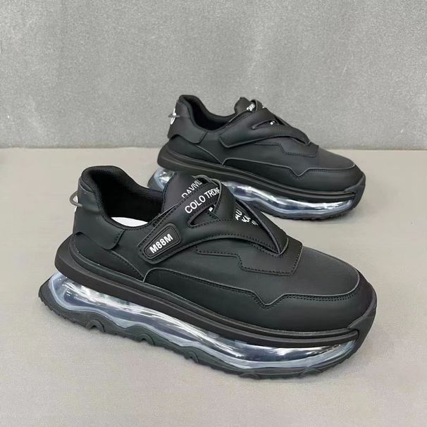 【 High Quality Materials 】 Men's Fashionable Versatile, Dad's Are Breathable Trendy, Thick Soled Height Increasing_voghion.com