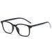Anti blue light glasses, flat lenses, full frame, plain face, large square, transparent TR908264_voghion.com