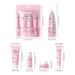 LAIKOU japanska Sakura Travel Set 4-delad ansiktsvård Hydrating Fuktgivande Tillverkarplats_voghion.com