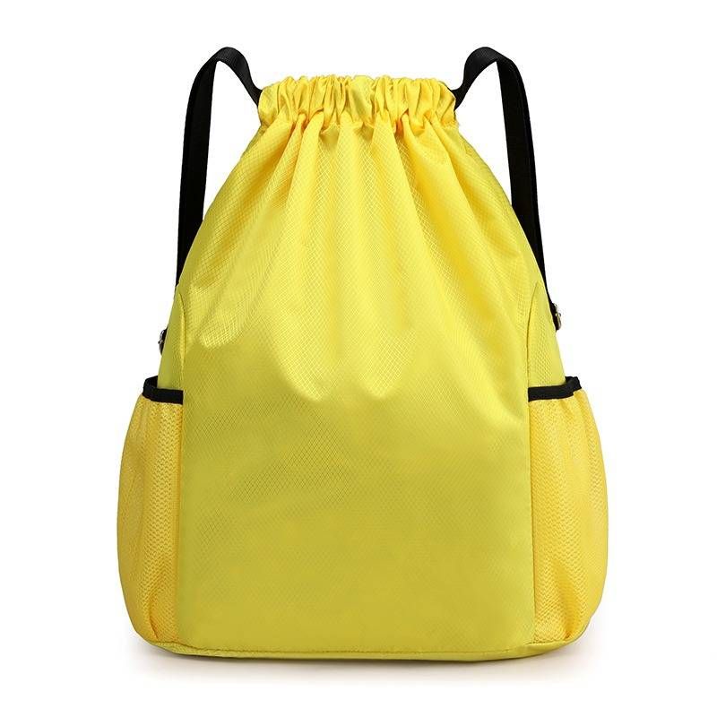 Zaino con coulisse per uomo e donna, zaino da viaggio semplice, grande capacità, coulisse, borsa sportiva per il fitness_voghion.com