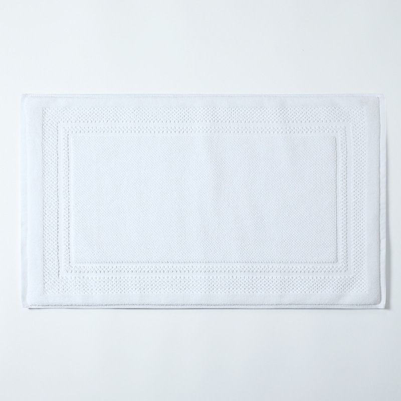 Cotton Bath Mat - Super Absorbent & Non-Slip Floor Mat Extra Thick Quick-Dry Machine Washable 100% Cotton Multiple Sizes & Colors Available_voghion.com