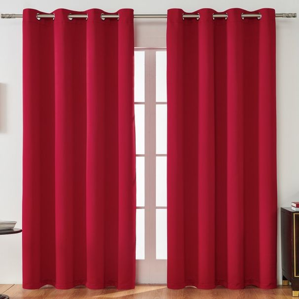 Curtain Fabric Solid Color Thickened Lightless Shading Heat Insulation High Precision Curtain_voghion.com