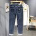 Herrenbekleidung High-End-Jeans für Herren, Frühling und Herbst, verschleißfest, elastisch, trendig, All-Match-Hose, gerade, lässig, Xintang Denim Capital_voghion.com
