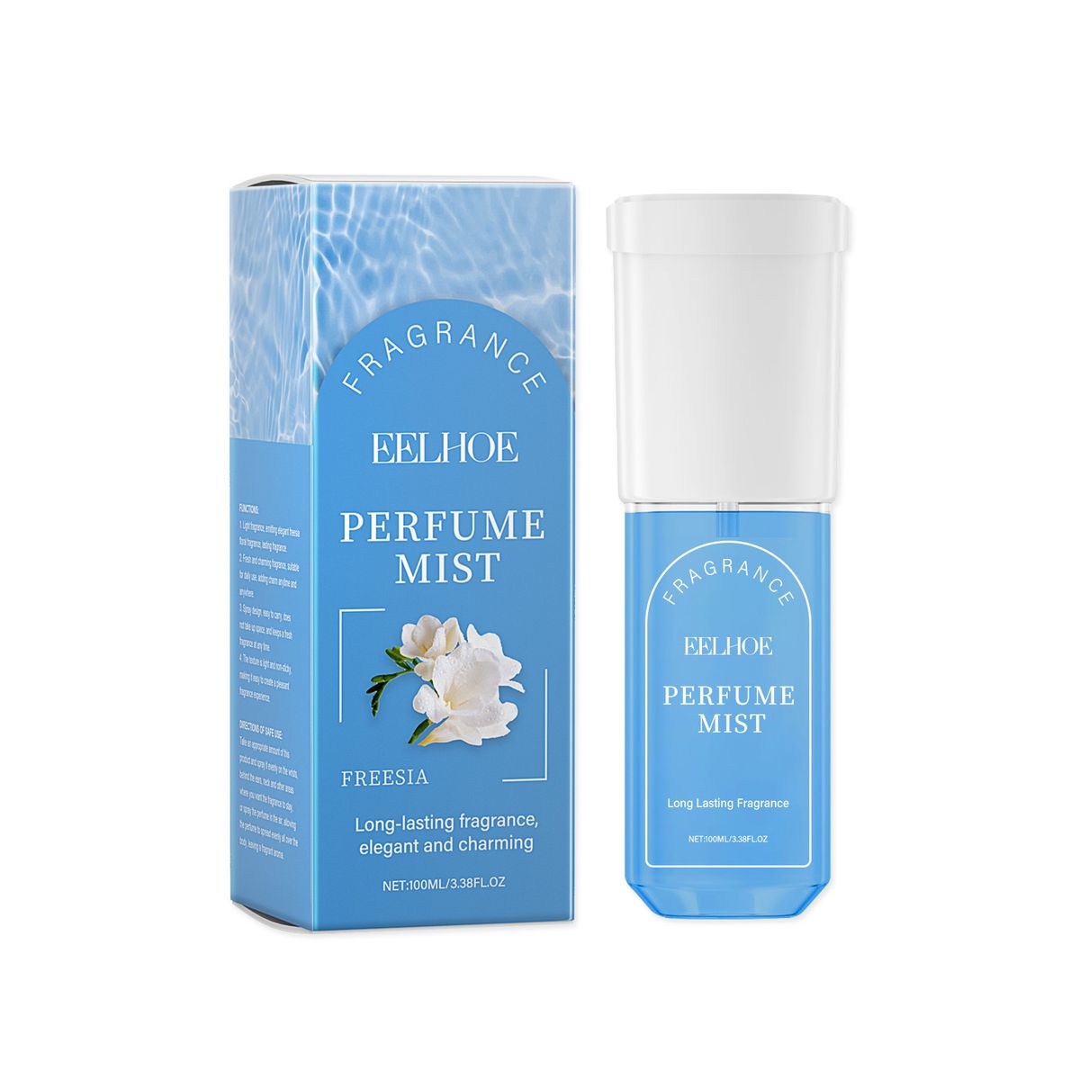 Perfumy w sprayu do ciała Freesia Naturalne, świeże i trwałe, codzienne, do ciała, za uchem, eleganckie perfumy_voghion.com