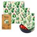 Bee's Wrap Beeswax Wraps For Food - 3 Pack Reusable & Organic Food Wraps, Sandwich Wrap & Bowl Covers - Eco-Friendly_voghion.com