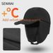 Winter Warm Hat Men's Cycling Windproof Hat Outdoor Velvet Thickened Cycling Cold Ear Protection Lei Feng Hat Winter_voghion.com