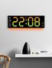 New Creative Wall Simple Large Screen LED Living Room Unique Atmosphere Light Multifunctional Clock 6691R_voghion.com