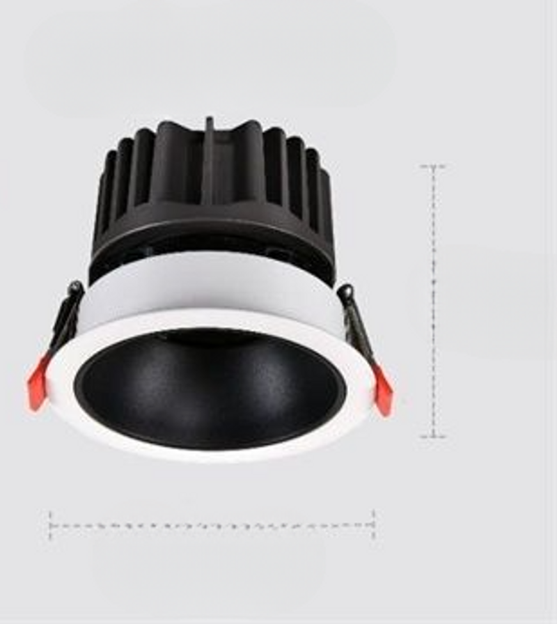 Deep Anti Glare Spotlight, LED Embedded Tube Home Living Dining Room, Background Wall, Wall Washing Light, Cobb Ceiling,_voghion.com