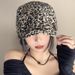 Spice Girls Leopard Print Avant-Garde Women's Summer Thin, Compact Popular Design, Fashionable Berry Hat, Duck Hat_voghion.com