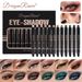 12-Color Dual-Ended Eyeshadow & Highlighter Stick Set - Lazy Makeup Must-Have, Pearlescent Shades, Professional Eyeshadow Kit_voghion.com