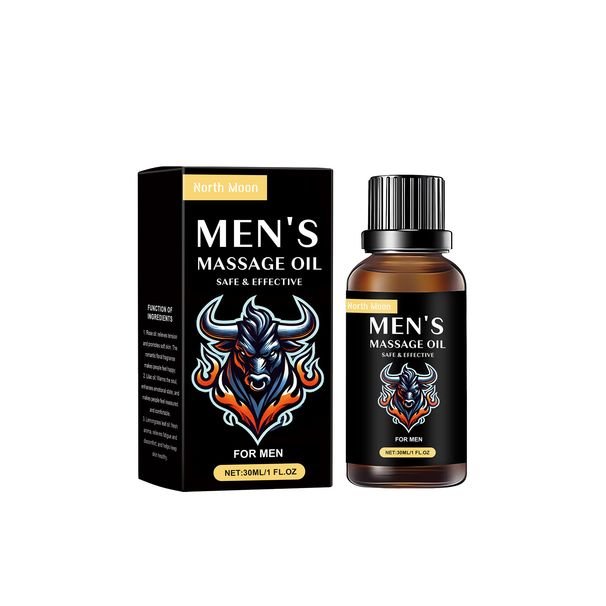 Men's massage oil, men's body moisturizing, external massage, skin care essential oil_voghion.com