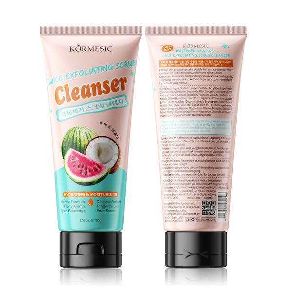 KORMESIC Watermelon Coconut Scrub Cleanser 100g_voghion.com