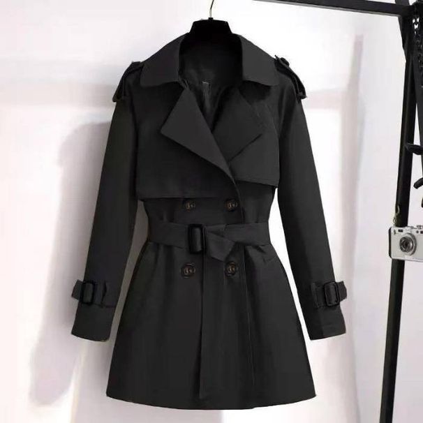 New Style Windbreaker For Women Korean Style Medium And Long Style Small Chic Design High End Early Autumn And Winter Jacket Coat_voghion.com
