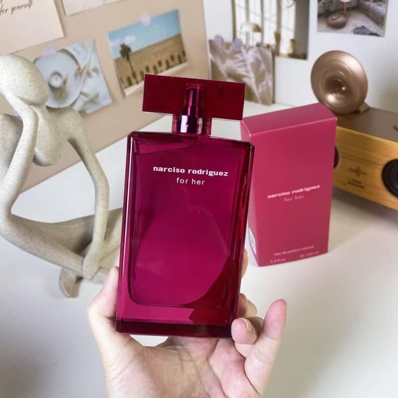 Parfum intens pentru femei Narciso Rodriguez For Her, ediție limitată, 100 ml, parfum clasic de fructe, cadou de sărbători pentru cupluri, de înaltă calitate, la modă._voghion.com
