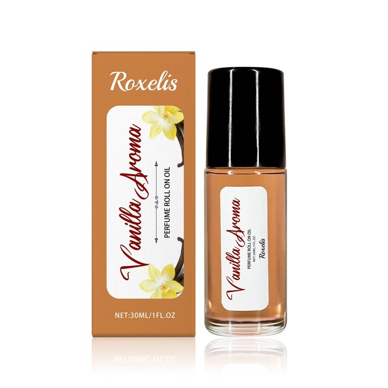 Roxelis Vanille-Orange-Roll-On-Parfüm: Lang anhaltender Duft, elegante Noten, charmant für Verabredungen, strahlt Anmut aus, tragbar._voghion.com