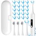 Rechargeable Electric Toothbrush With 3 Heads And 20 Pcs Floss Picks Heads, 3 Modes & 2 Min Timer, Compatible With Philips Sonicare Toothbrushes Head_voghion.com