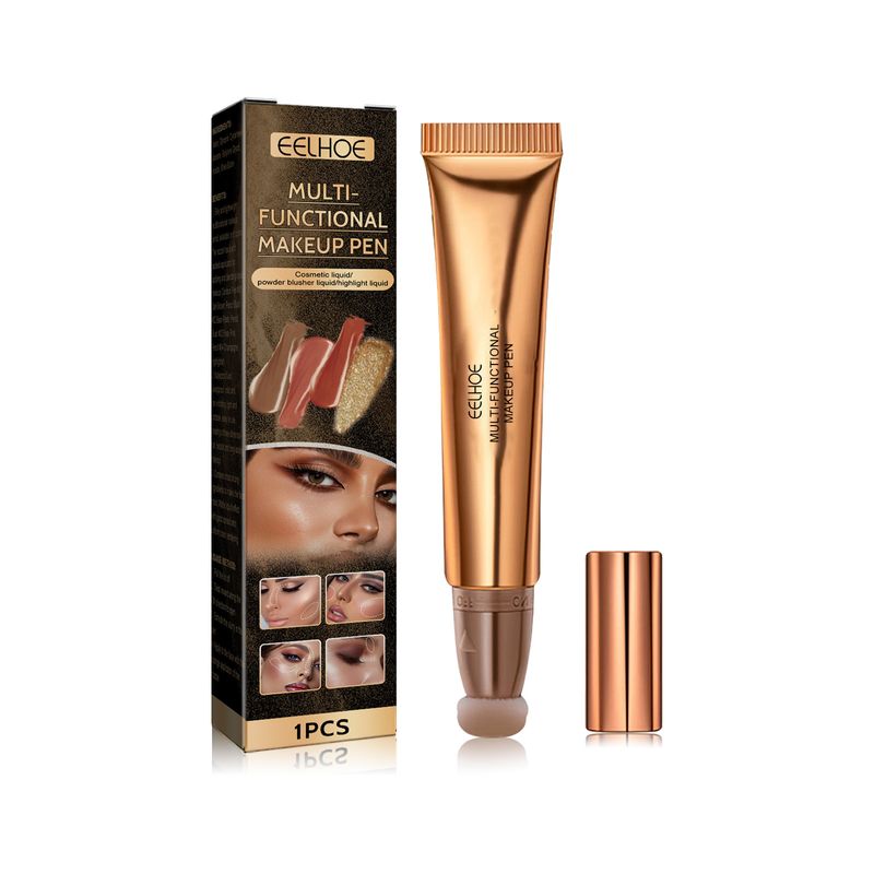 Kosmetik Smuk multifunktionel ansigtskontur skønhedsstift Lysende kosmetisk pudder rouge multifunktionel kosmetik_voghion.com
