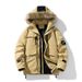 Heren winter parka met capuchon en afneembare bontkraag, dikke lange gewatteerde jas voor koud weer, casual bovenkleding_voghion.com
