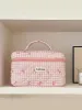 1 set of cute bow organizer multifunctional wallet portable brush storage clutch travel makeup skincare bag Y241023_voghion.com