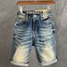 Men's Clothing New Men's Denim Stretch Shorts Summer Thin Style Trendy Retro Simple Versatile Youth Style_voghion.com