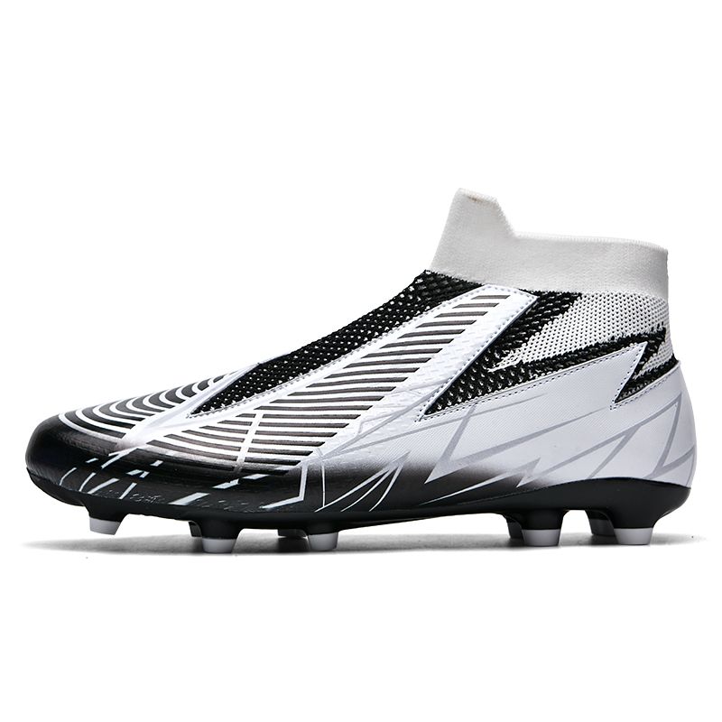 Bottes de Football sans lacets, chaussures professionnelles pour hommes, crampons respirants, antidérapants, entraînement en plein air, offre spéciale_voghion.com