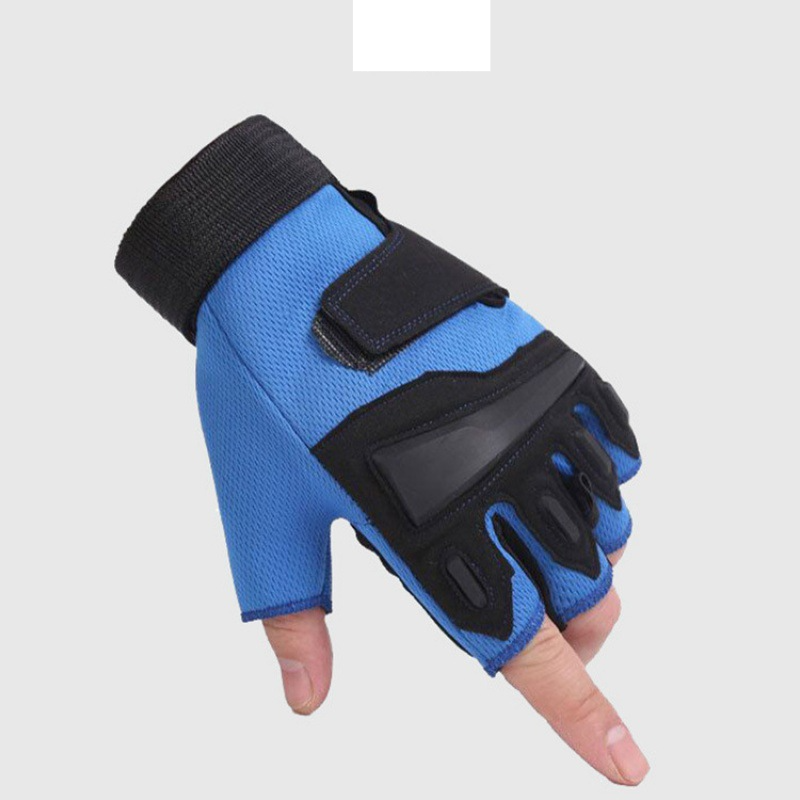 Tactical gloves Sports gloves men's fitness special forces tactical half finger gloves students cycling breathable gloves fingerless_voghion.com