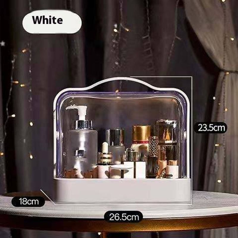 Cosmetic Organizer Desktop Makeup Storage Box With Drawers For Skincare Masks Lipstick Jewelry_voghion.com