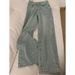 Damenbekleidung Hot Diamond Wide Leg Jeans All Match Design Hohe Taille Schlanke Gerade Hose_voghion.com