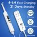 Smart Electric Toothbrush With 2 Brush Heads - 4 Modes And 2 Min Timer Rechargeable Powered Electric Toothbrushes, Compatible With Oral B Brush Head_voghion.com