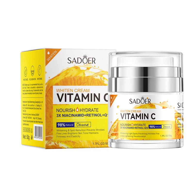Tüm İngilizce SADOER Vitamin c Beyazlatıcı&Parlatıcı Krem_voghion.com