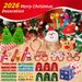 Christmas Toy Gift For Kid New Year Party Supplies Snap Bracelet Santa Claus Keychain Glass Ornament Christmas Photo Props Model_voghion.com