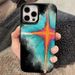 【 1156 People's Collection 】 BANCA Oil Painting Cross Graffiti IPhone 15_14promax Phone Case 11 13 All Inclusive_voghion.com