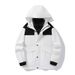 Giacca da trekking impermeabile unisex 3 in 1 con fodera termica staccabile - Cappotto antivento da esterno per coppia per autunno e inverno_voghion.com