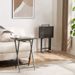 Side Grey Snack Folding Table Table Set 5 Piece End Sofa TV Table Foldable Tray Table Save Space_voghion.com
