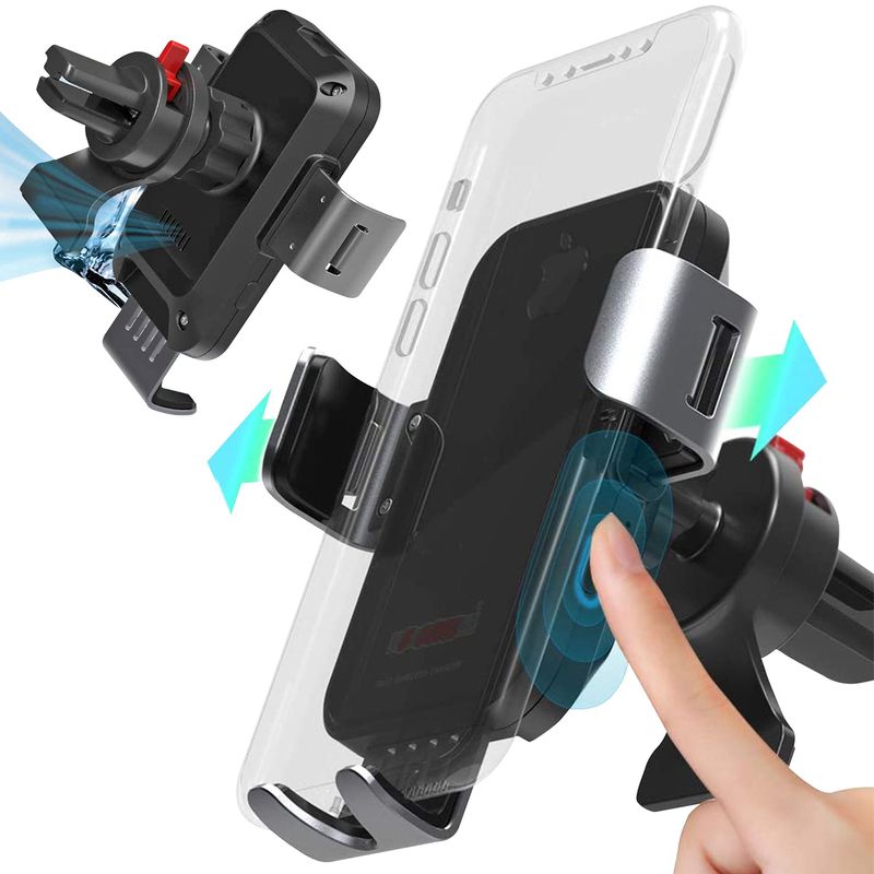 5 Core Magnetic Wireless Car Charger Mount, Stick On The Dashboard For MagSafe IPhone & Android_voghion.com