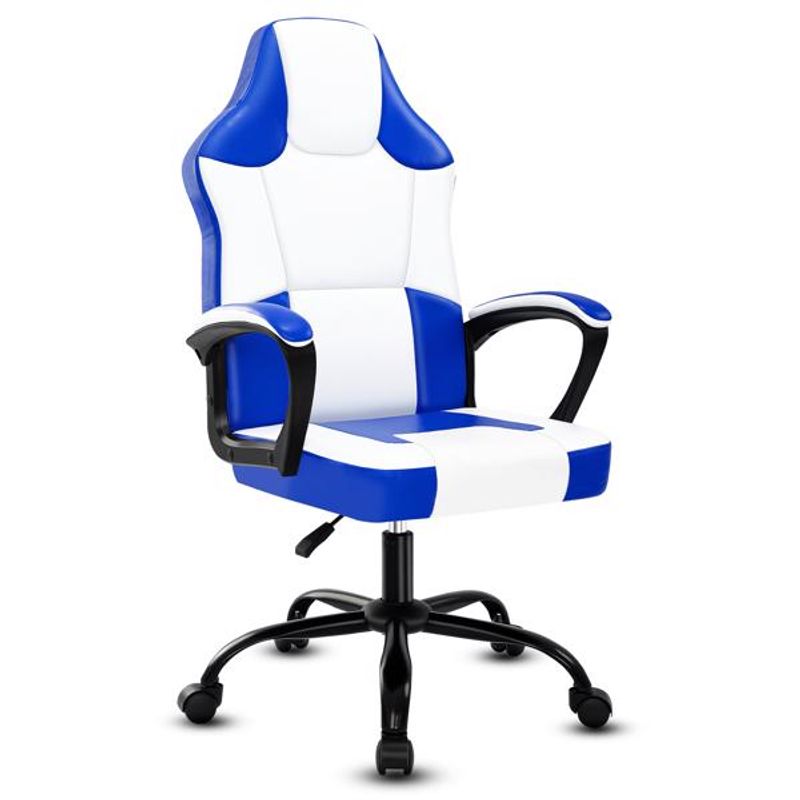 Computer-Gaming-Stuhl, Videospiel-Stühle mit atmungsaktivem PU-Leder, bequemer Drehsitz, höhenverstellbarer Computer-Stuhl,_voghion.com