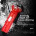 Rasoio elettrico rosso – Lame rotanti flottanti 3D, impermeabile IPX7, ricarica rapida USB-C, autonomia di 60 minuti, ultra silenzioso (36 dB) per la cura maschile_voghion.com