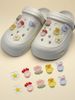 10pcs Transparent Duck, Rabbit, Mushroom, Flower Shoe Charms Decorations, Fish, Crab, Octopus, Seahorse Shape,Suitable For Clogs, Beach Sandals_voghion.com