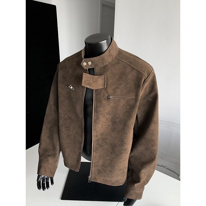 New Trendy Brand Jacket, Retro Trendy Versatile And Cool Top_voghion.com