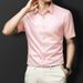 Herren Sommer Business Casual Hemd – Knitterfrei, Feuchtigkeitstransport & UV-Schutz (S-6XL, Polyester-Popeline, Slim Fit, Kurzarm)_voghion.com