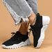 Plus Size Women's Breathable Sock Sneakers Slip-On Lazy Shoes_voghion.com